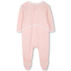 Online KENZO KIDS Pyjama pressionné en coton VEILED ROSE