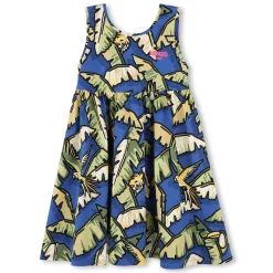 Discount KENZO KIDS Robe à bretelles en coton WAVE BLUE
