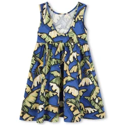 Discount KENZO KIDS Robe à bretelles en coton WAVE BLUE