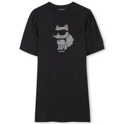 New KARL LAGERFELD KIDS Robe à manches courtes BLACK