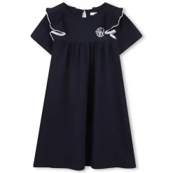 Fashion CHLOE Robe à manches courtes BLEU AMIRAL