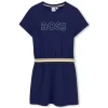 Clearance BOSS Robe à manches courtes BLEU CARGO