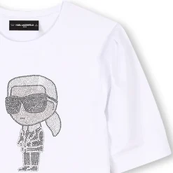 Discount KARL LAGERFELD KIDS Robe à manches courtes BLANC