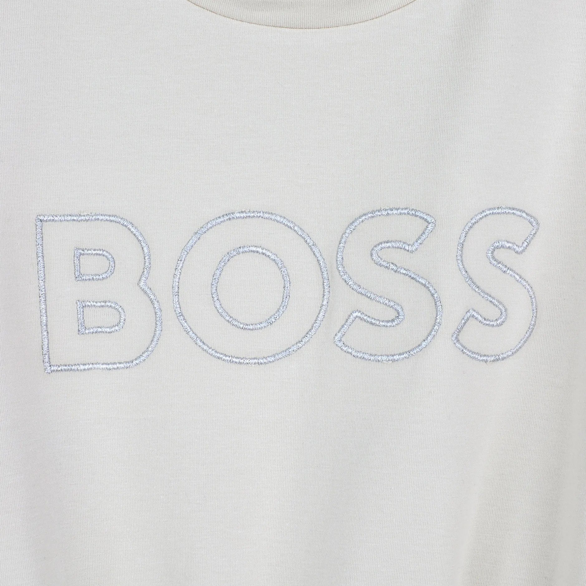Discount BOSS Robe à manches courtes VANILLE