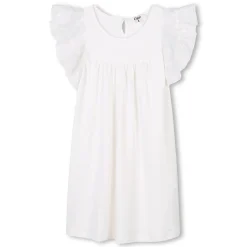 Best CHLOE Robe à manches volantées OFFWHITE