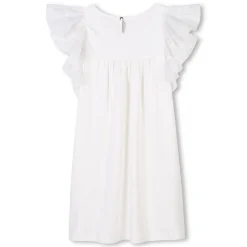 Best CHLOE Robe à manches volantées OFFWHITE