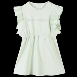 Fashion GIVENCHY Robe à taille élastiquée CANARY GREEN