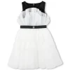 Clearance GIVENCHY Robe à volants avec tresses OFFWHITE