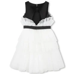 Clearance GIVENCHY Robe à volants avec tresses OFFWHITE