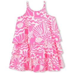 Discount BILLIEBLUSH Robe à volants en viscose STORM PINK