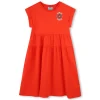 Discount KENZO KIDS Robe avec découpe taille ROUGE VIF