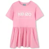 Online KENZO KIDS Robe avec imprimé et volant ROSE FRIANDISE