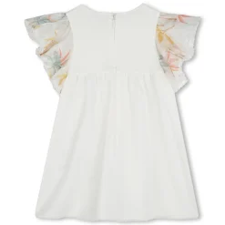 Online CHLOE Robe avec manches volantées OFFWHITE