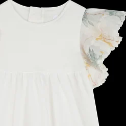 Online CHLOE Robe avec manches volantées OFFWHITE