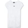 Fashion DKNY Robe avec sequins BLANC