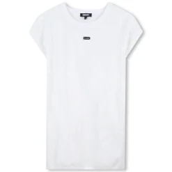 Fashion DKNY Robe avec sequins BLANC
