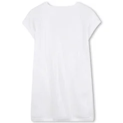 Fashion DKNY Robe avec sequins BLANC