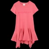 Discount GIVENCHY Robe avec volant asymétrique ROSE SORBET