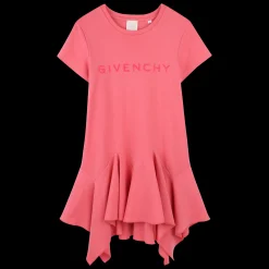 Discount GIVENCHY Robe avec volant asymétrique ROSE SORBET