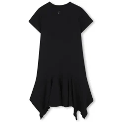 Hot GIVENCHY Robe avec volant asymétrique BLACK