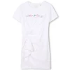 Discount GIVENCHY Robe avec volant effet fleur BLANC
