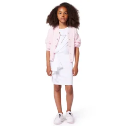 Discount GIVENCHY Robe avec volant effet fleur BLANC