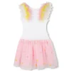 Outlet BILLIEBLUSH Robe bi-matière à bretelles BLANC
