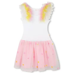 Outlet BILLIEBLUSH Robe bi-matière à bretelles BLANC