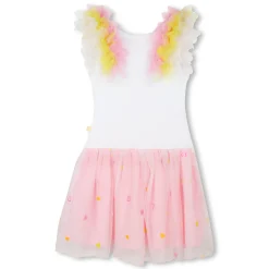 Outlet BILLIEBLUSH Robe bi-matière à bretelles BLANC