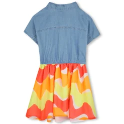 Online BILLIEBLUSH Robe bimatière à col chemise DOUBLE STONE+BLEACH