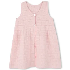 New GIVENCHY Robe boutonnée en tricot MARSHMALLOW