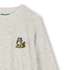 Sale KENZO KIDS Robe brodée ECRU CHINE