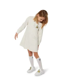 Sale KENZO KIDS Robe brodée ECRU CHINE