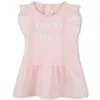Best CHLOE Robe brodée à volants PETAL PINK