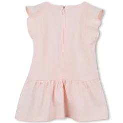 Best CHLOE Robe brodée à volants PETAL PINK