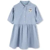 Clearance KENZO KIDS Robe chemise en coton CHAMBRAY