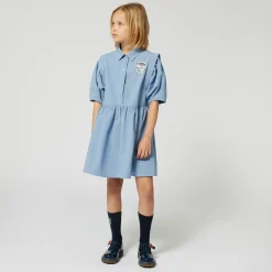 Clearance KENZO KIDS Robe chemise en coton CHAMBRAY
