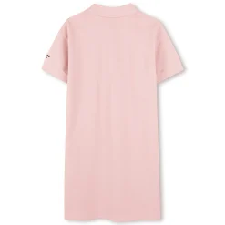 Outlet KENZO KIDS Robe col polo avec badge ENGLISH ROSE