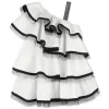 Clearance MARC JACOBS Robe de cérémonie à volants OFFWHITE