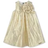 Clearance KARL LAGERFELD KIDS Robe de cérémonie avec fleur GOLDEN