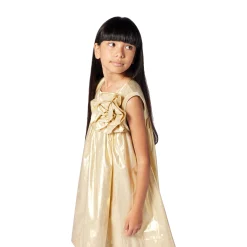 Clearance KARL LAGERFELD KIDS Robe de cérémonie avec fleur GOLDEN