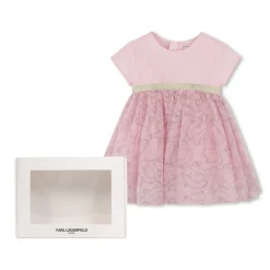 Best KARL LAGERFELD KIDS Robe de cérémonie avec imprimé ROSEE