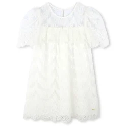 Sale CHLOE Robe de cérémonie effet cape OFFWHITE
