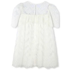 Sale CHLOE Robe de cérémonie effet cape OFFWHITE