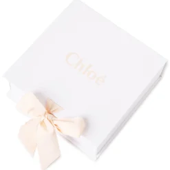 Sale CHLOE Robe de cérémonie effet cape OFFWHITE