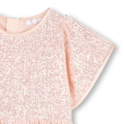 Outlet CHLOE Robe de cérémonie ornée de sequins PETAL PINK