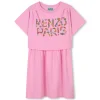 Best KENZO KIDS Robe 2-en-1 avec imprimé ROSE FRIANDISE
