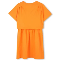 Fashion KENZO KIDS Robe 2-en-1 avec imprimé ORANGE