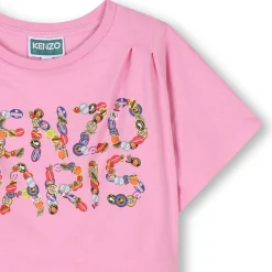 Best KENZO KIDS Robe 2-en-1 avec imprimé ROSE FRIANDISE