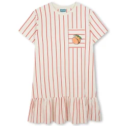 New KENZO KIDS Robe en coton imprimé PALE TRENCH